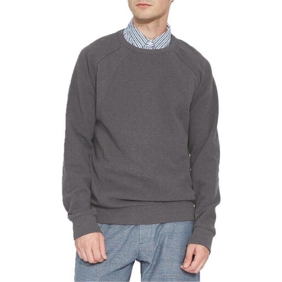 Civil Society Other - Civil Society Men's Maxson Waffle Knit Pullover Heather Charcoal XL Sweater